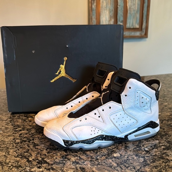 Jordan Other - Air Jordan retro 6 reverse Oreo White and Black Sneakers GUC 7Y